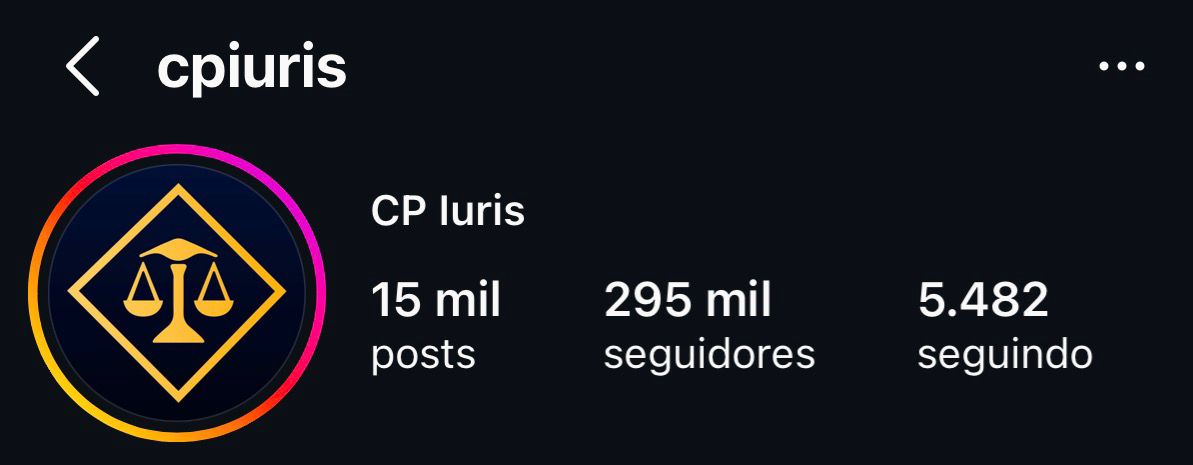 CP Iuris - 295 mil seguidores
